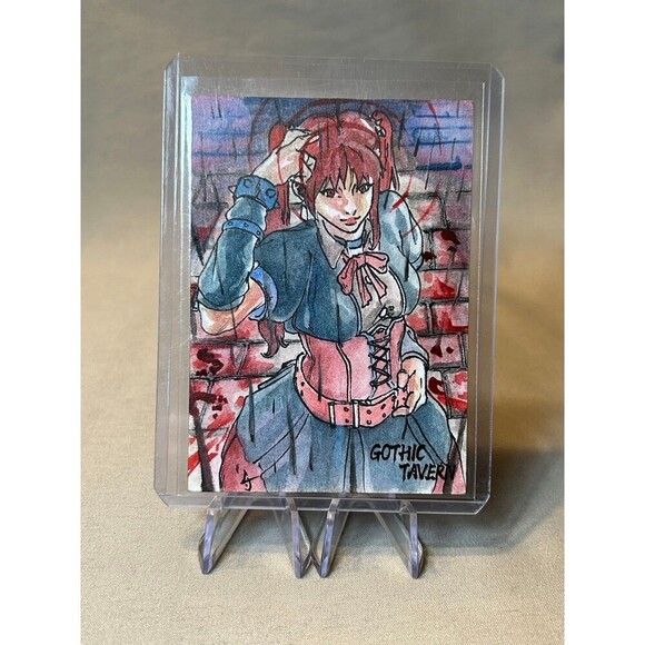 New Bee Studios Gothic Tavern Original 1/1 Artist Sketch Card - Picture 1 of 3
